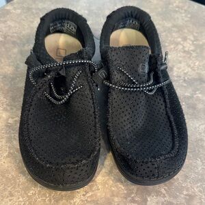Kids Black Hey Dude Shoes